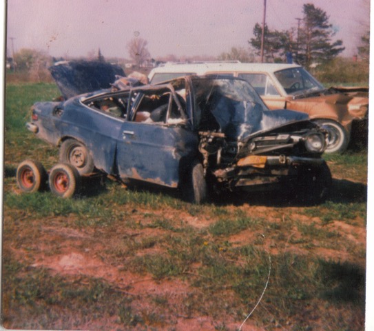 Picture of the accident car, May 6, 1979